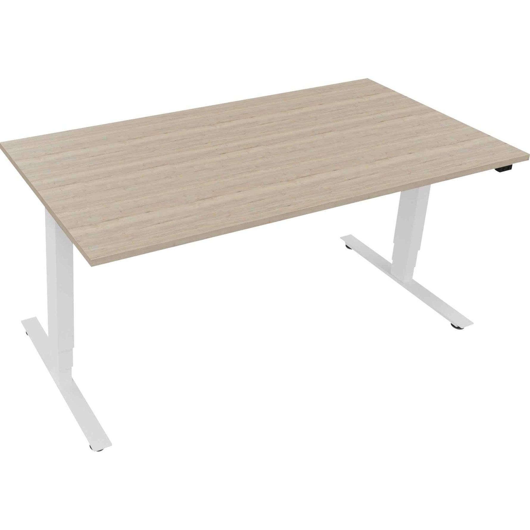 Schreibtisch Move 2.0 1.600 x 625-1.285 x 800 mm (B x H x T) eiche natur