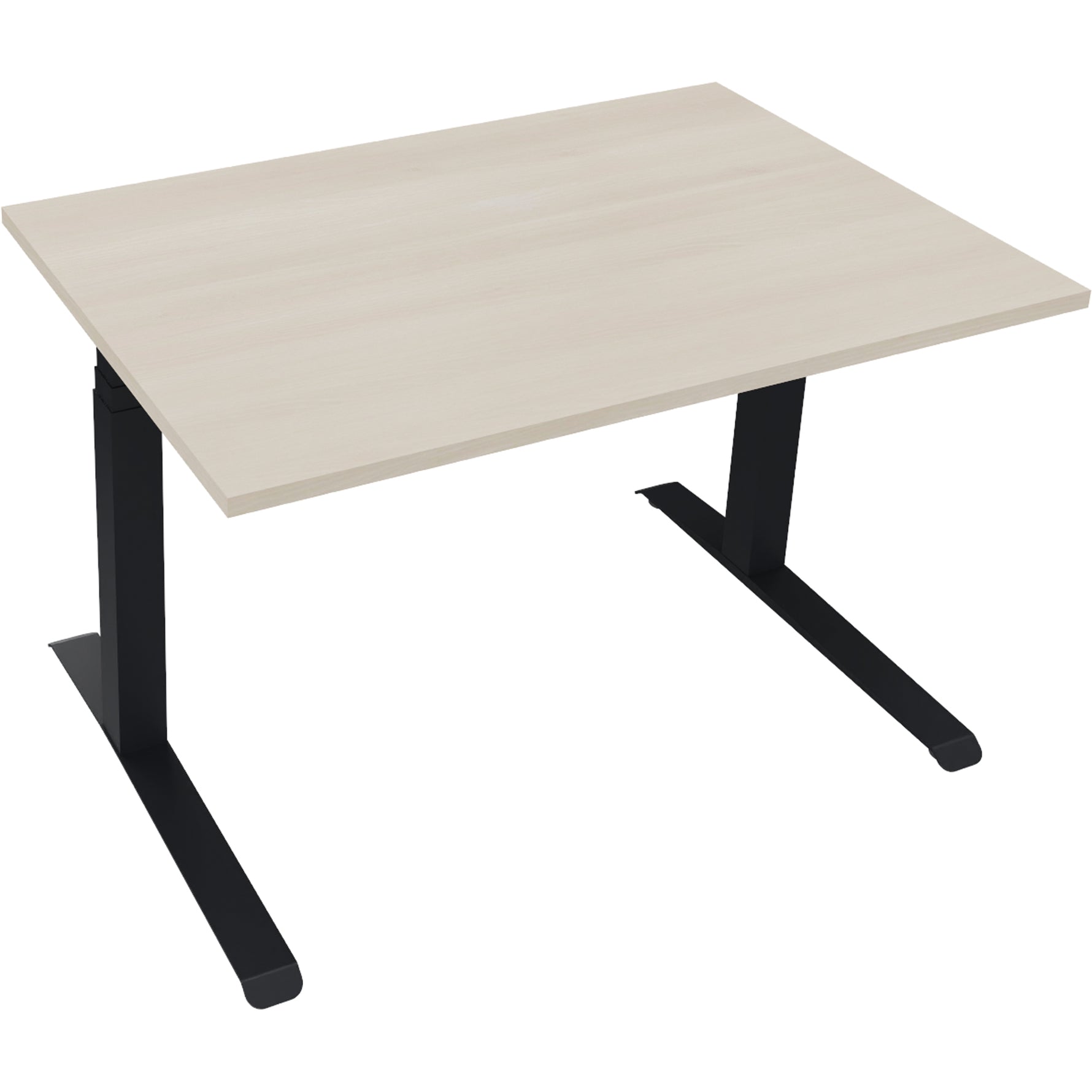 Neutralware Schreibtisch all in one 1.200 x 645-1.275 x 800 mm (B x H x T) akazie hell