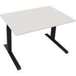 Neutralware Schreibtisch all in one 1.200 x 645-1.275 x 800 mm (B x H x T) diamant weiß