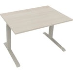 Neutralware Schreibtisch all in one 1.200 x 645-1.275 x 800 mm (B x H x T) akazie hell – Produktbild 2