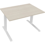 Neutralware Schreibtisch all in one 1.200 x 645-1.275 x 800 mm (B x H x T) akazie hell – Produktbild 3