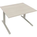Neutralware Schreibtisch all in one 1.200 x 645-1.275 x 900 mm (B x H x T) akazie hell – Produktbild 2