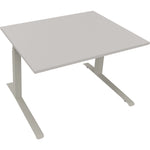 Neutralware Schreibtisch all in one 1.200 x 645-1.275 x 900 mm (B x H x T) lichtgrau