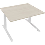 Neutralware Schreibtisch all in one 1.200 x 645-1.275 x 900 mm (B x H x T) akazie hell