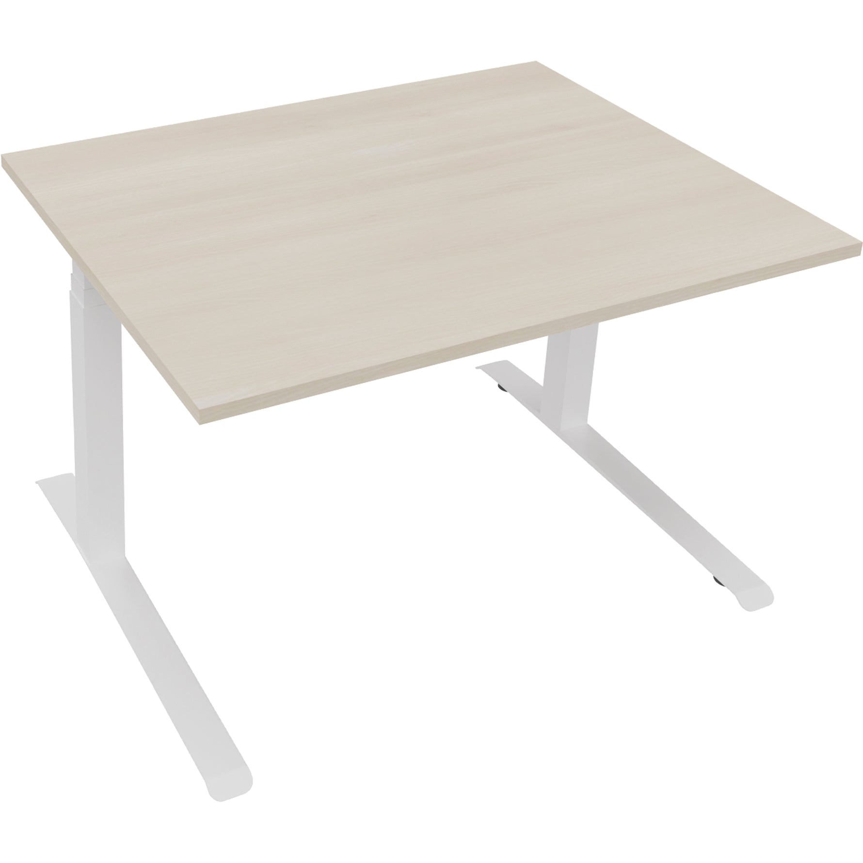 Neutralware Schreibtisch all in one 1.200 x 645-1.275 x 900 mm (B x H x T) akazie hell