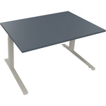 Neutralware Schreibtisch all in one 1.400 x 645-1.275 x 900 mm (B x H x T) lavagrau