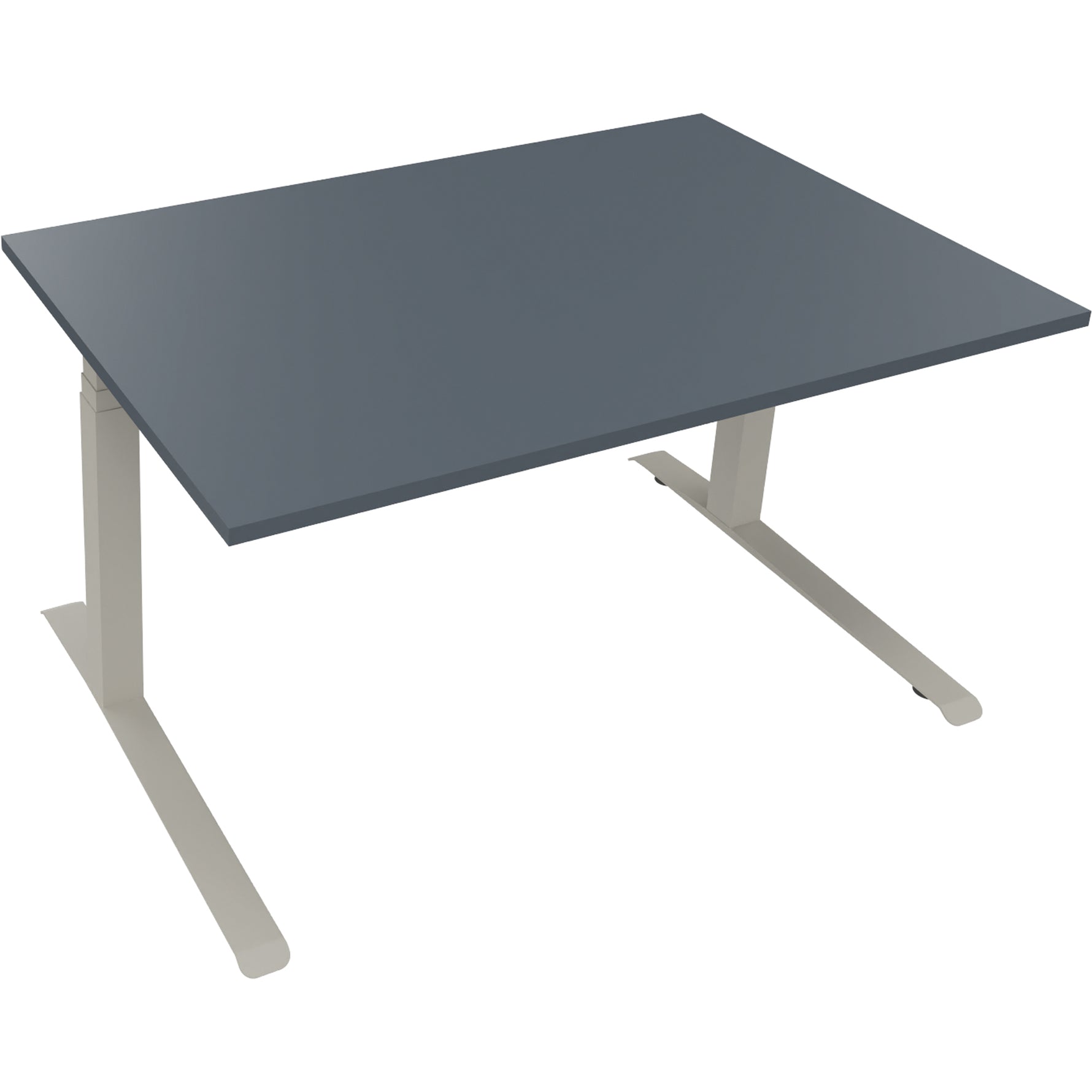 Neutralware Schreibtisch all in one 1.400 x 645-1.275 x 900 mm (B x H x T) lavagrau