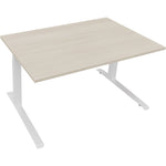 Neutralware Schreibtisch all in one 1.400 x 645-1.275 x 900 mm (B x H x T) akazie hell – Produktbild 2