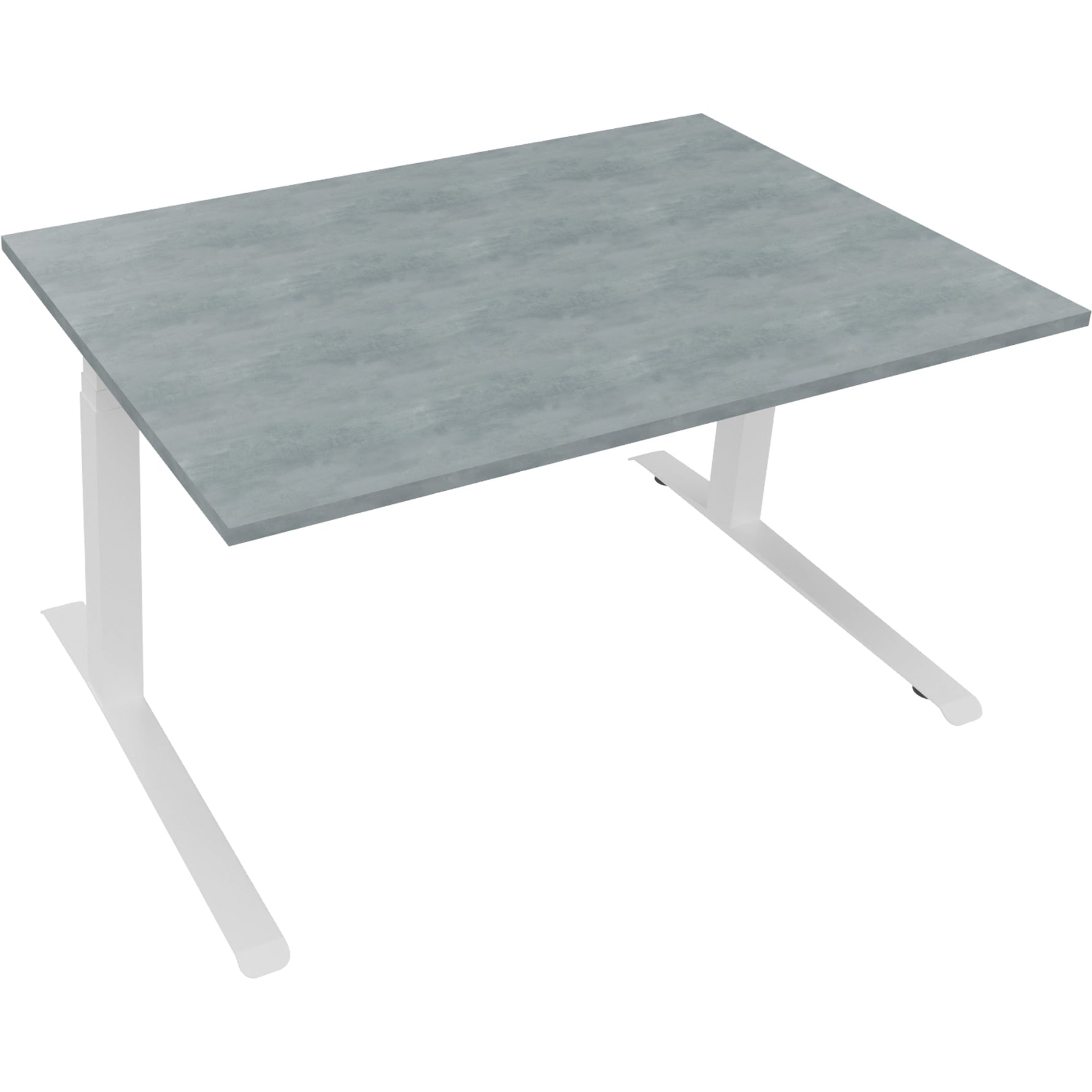 Neutralware Schreibtisch all in one 1.400 x 645-1.275 x 900 mm (B x H x T) beton hell – Produktbild 2