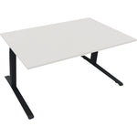 Neutralware Schreibtisch all in one 1.600 x 645-1.275 x 900 mm (B x H x T) diamant weiß