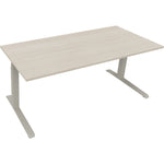 Neutralware Schreibtisch all in one 1.800 x 645-1.275 x 800 mm (B x H x T) akazie hell