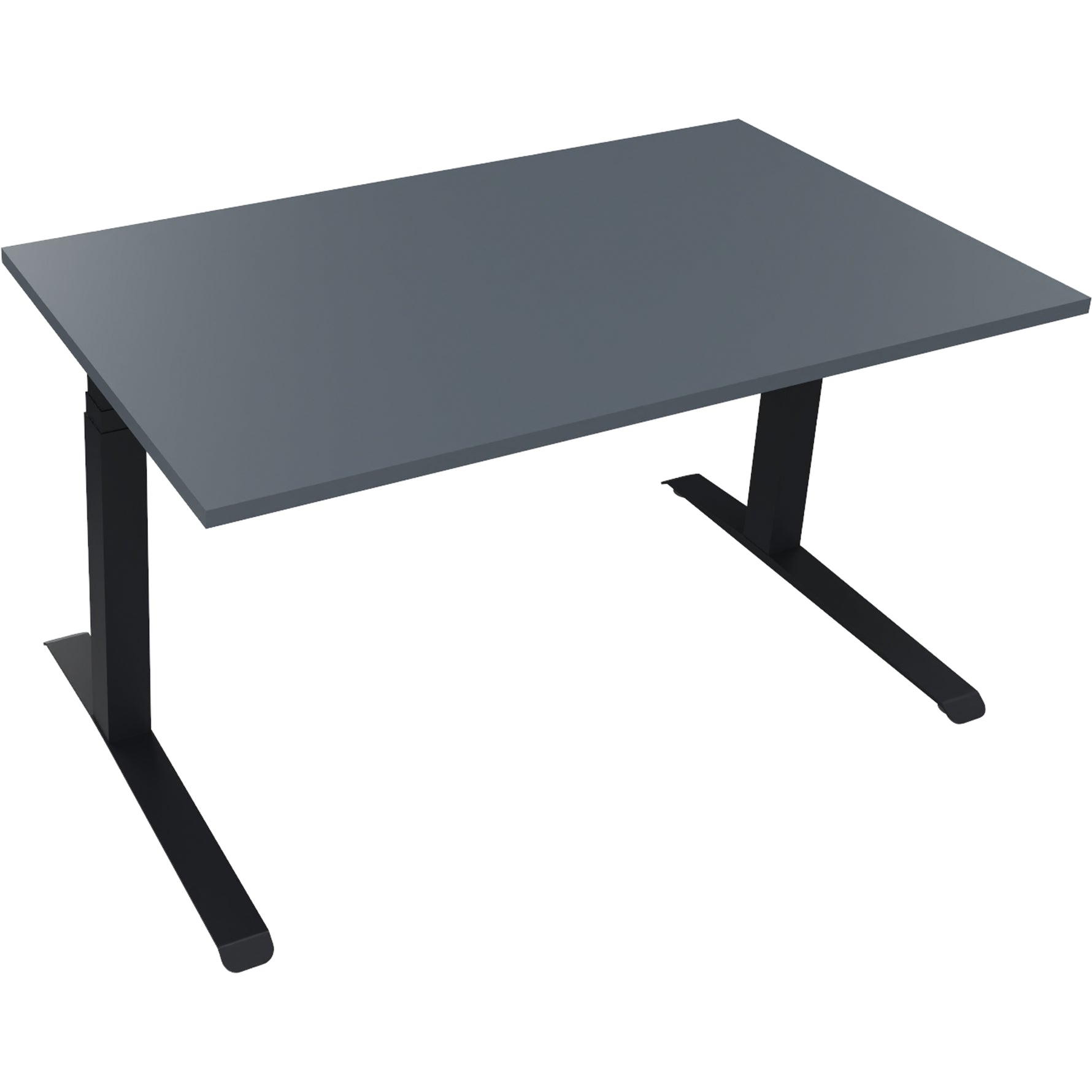 Neutralware Schreibtisch all in one 1.400 x 645-1.275 x 800 mm (B x H x T) lavagrau