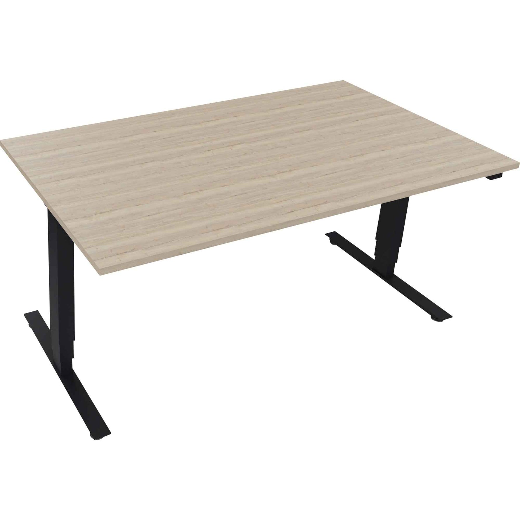 Schreibtisch Move 2.0 1.600 x 625-1.285 x 900 mm (B x H x H x T) eiche natur
