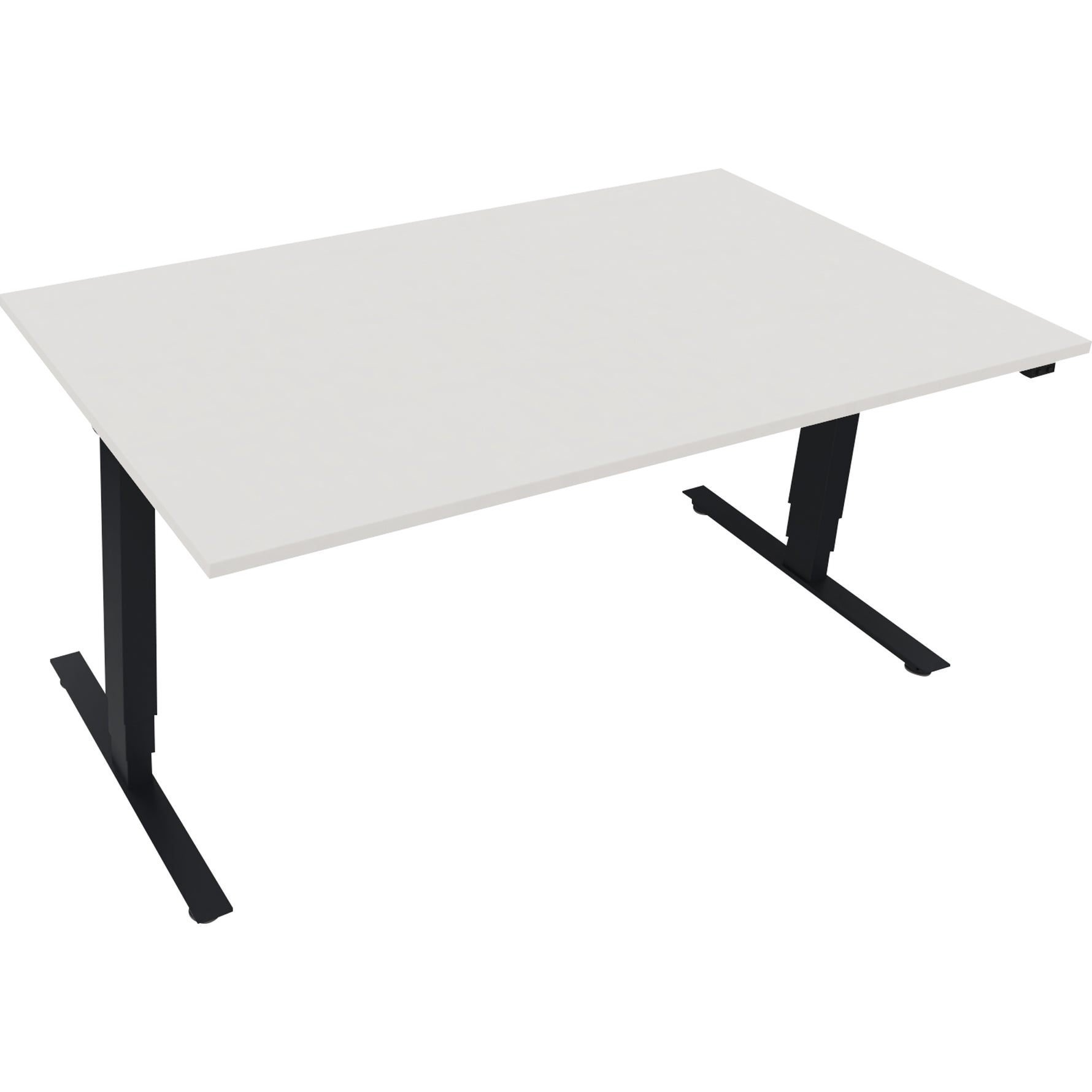 Neutralware Schreibtisch Move 2.0 1.600 x 625-1.285 x 900 mm (B x H x H x T) diamant weiß