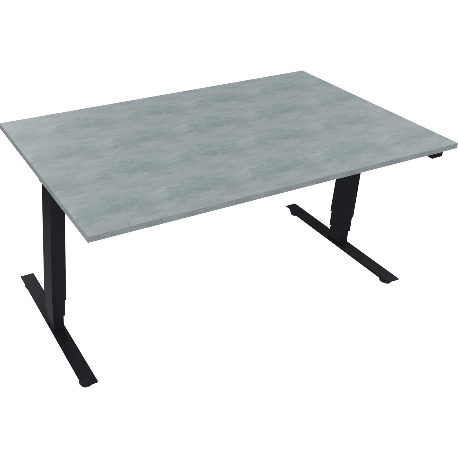 Neutralware Schreibtisch Move 2.0 1.600 x 625-1.285 x 900 mm (B x H x H x T) beton hell