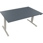 Neutralware Schreibtisch 1.600 x 625-1.285 x 900 mm (B x H x T) lavagrau