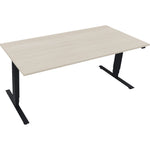 Neutralware Schreibtisch 1.800 x 625-1.285 x 800 mm (B x H x T) akazie hell