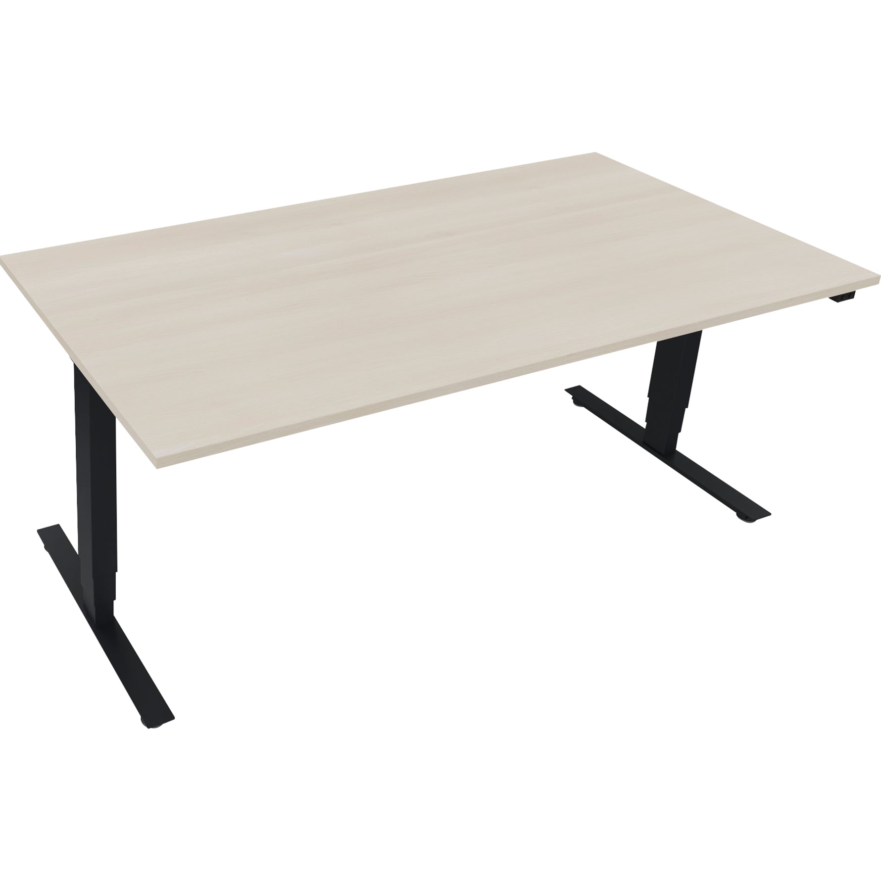 Neutralware Schreibtisch 1.800 x 625-1.285 x 900 mm (B x H x T) akazie hell