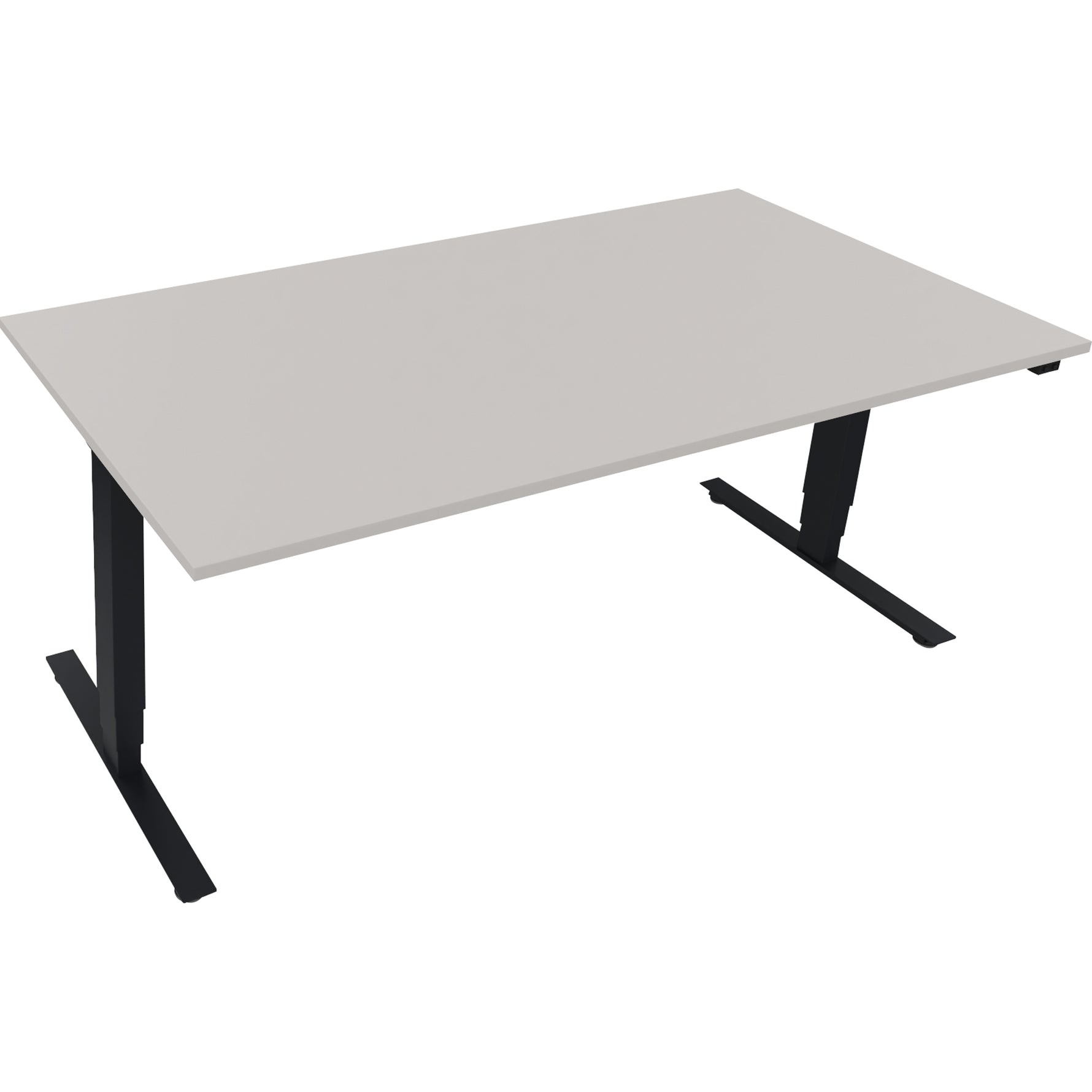 Neutralware Schreibtisch 1.800 x 625-1.285 x 900 mm (B x H x T) lichtgrau