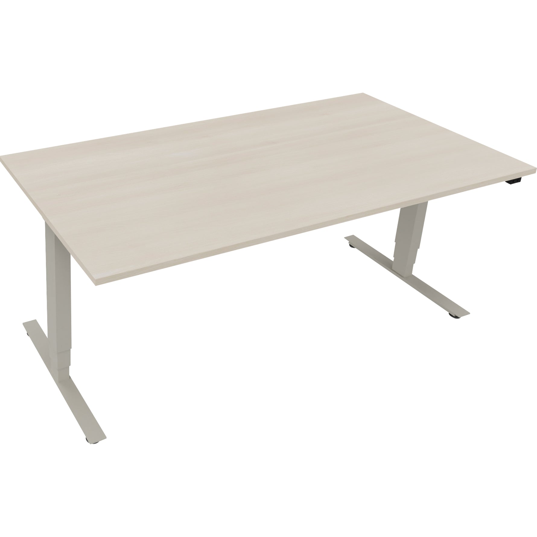 Neutralware Schreibtisch 1.800 x 625-1.285 x 900 mm (B x H x T) akazie hell