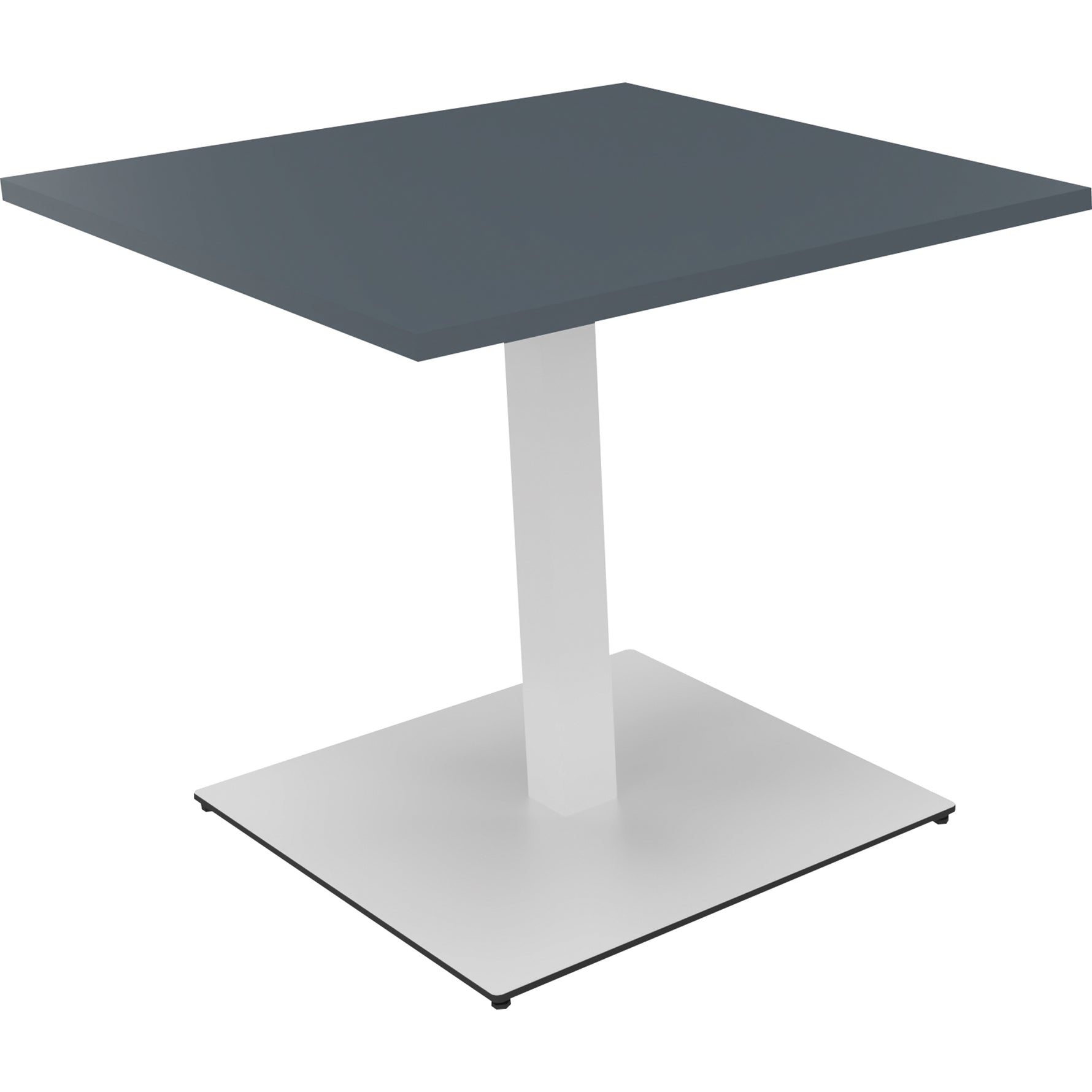 Neutralware Konferenztisch communication 800 x 720 x 800 mm (B x H x T) verkehrsweiß – Produktbild 5