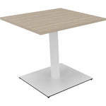Konferenztisch communication 800 x 720 x 800 mm (B x H x T) verkehrsweiß