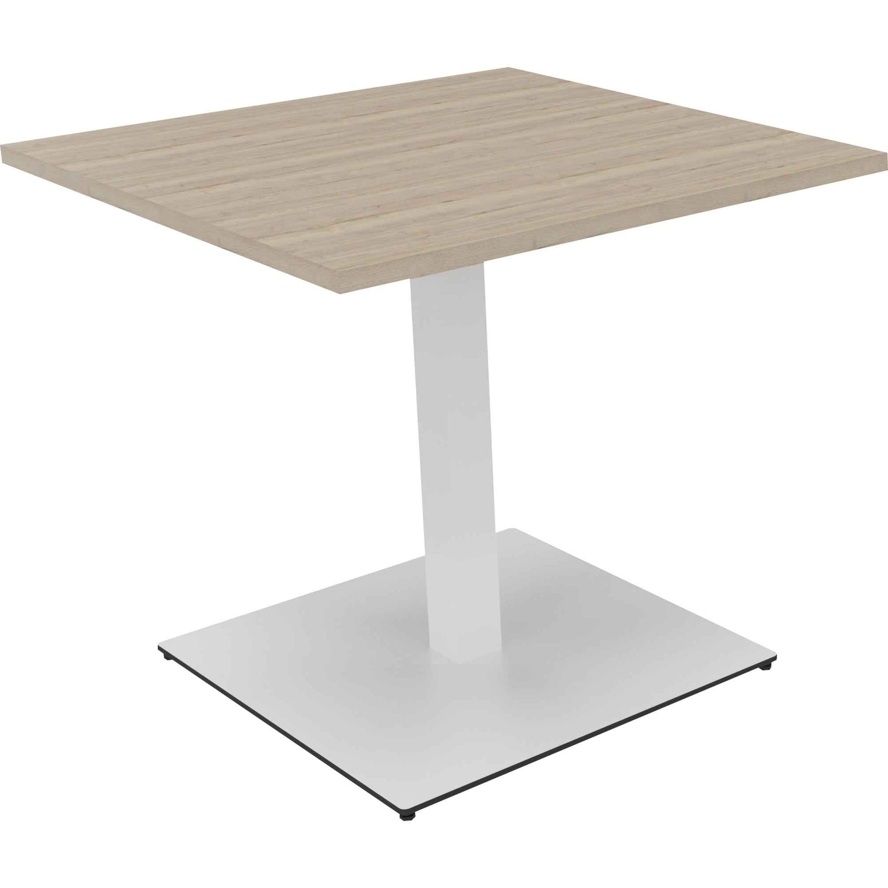 Konferenztisch communication 800 x 720 x 800 mm (B x H x T) verkehrsweiß