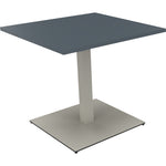 Neutralware Konferenztisch communication 800 x 720 x 800 mm (B x H x T) silberaluminium – Produktbild 5