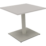 Neutralware Konferenztisch communication 800 x 720 x 800 mm (B x H x T) silberaluminium – Produktbild 4