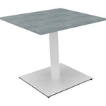 Neutralware Konferenztisch communication 800 x 720 x 800 mm (B x H x T) verkehrsweiß – Produktbild 6