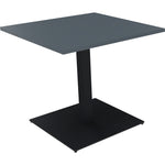 Neutralware Konferenztisch communication 800 x 720 x 800 mm (B x H x T) anthrazit metallic – Produktbild 5