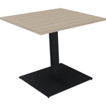 Neutralware Konferenztisch communication 800 x 720 x 800 mm (B x H x T) anthrazit metallic – Produktbild 2