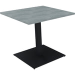 Neutralware Konferenztisch communication 800 x 720 x 800 mm (B x H x T) anthrazit metallic – Produktbild 6