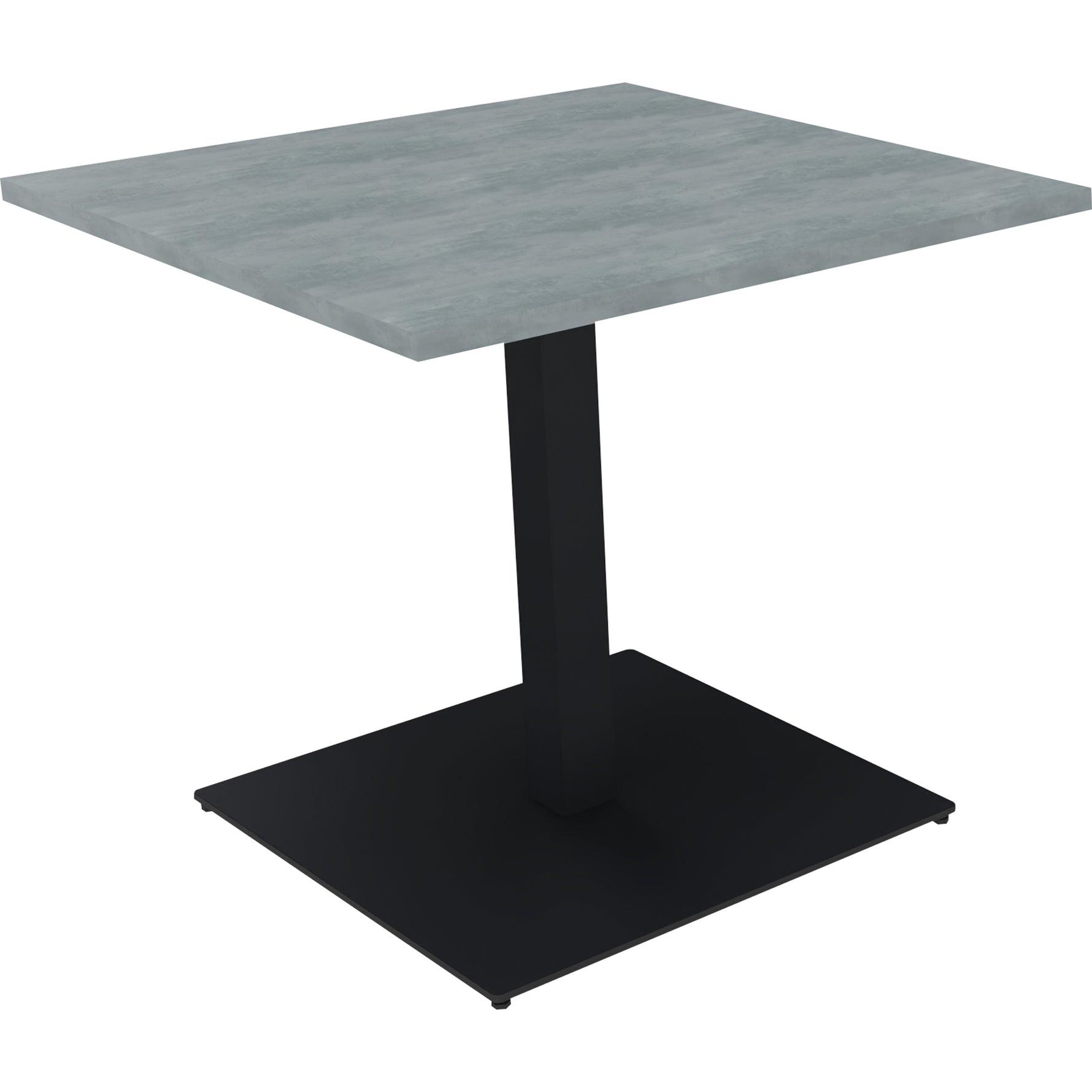 Neutralware Konferenztisch communication 800 x 720 x 800 mm (B x H x T) anthrazit metallic – Produktbild 6