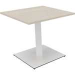 Neutralware Konferenztisch communication 800 x 720 x 800 mm (B x H x T) verkehrsweiß – Produktbild 3