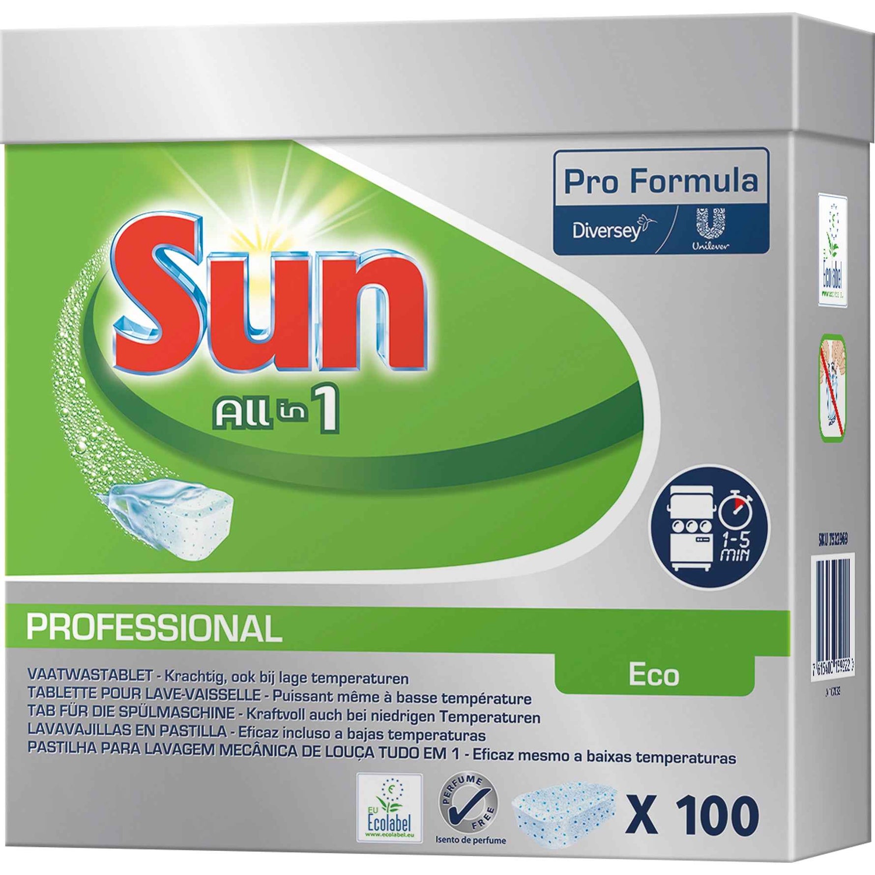 SUN Spülmaschinentabs Professional All in 1 ECO