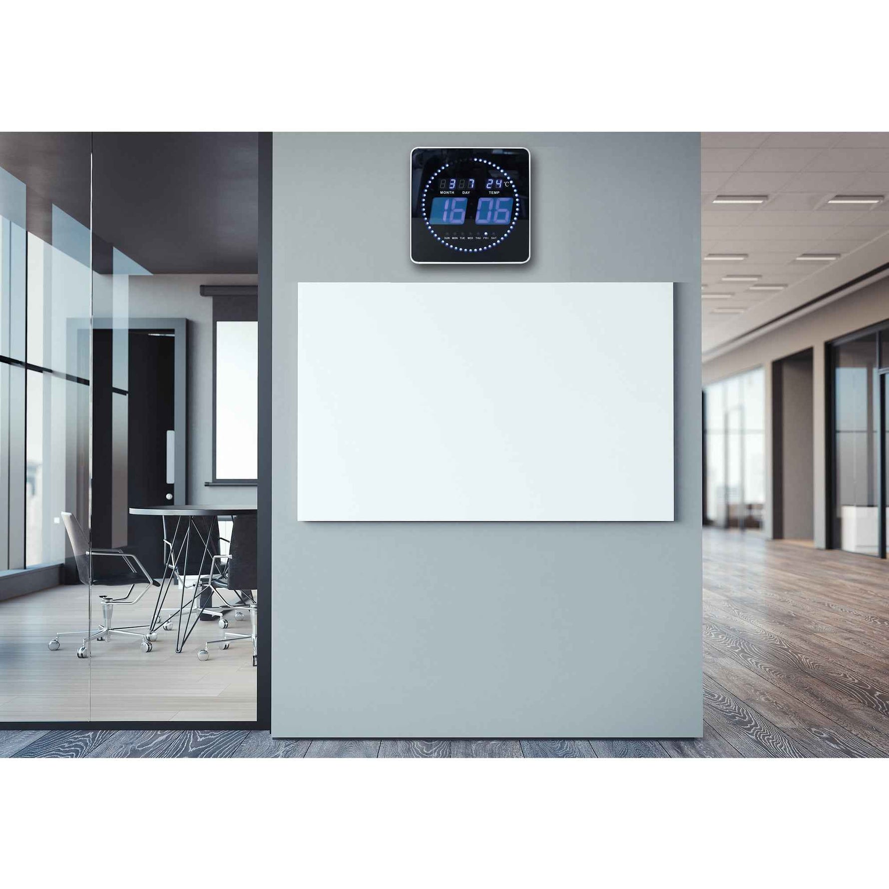 UNILUX Wanduhr FLO LED