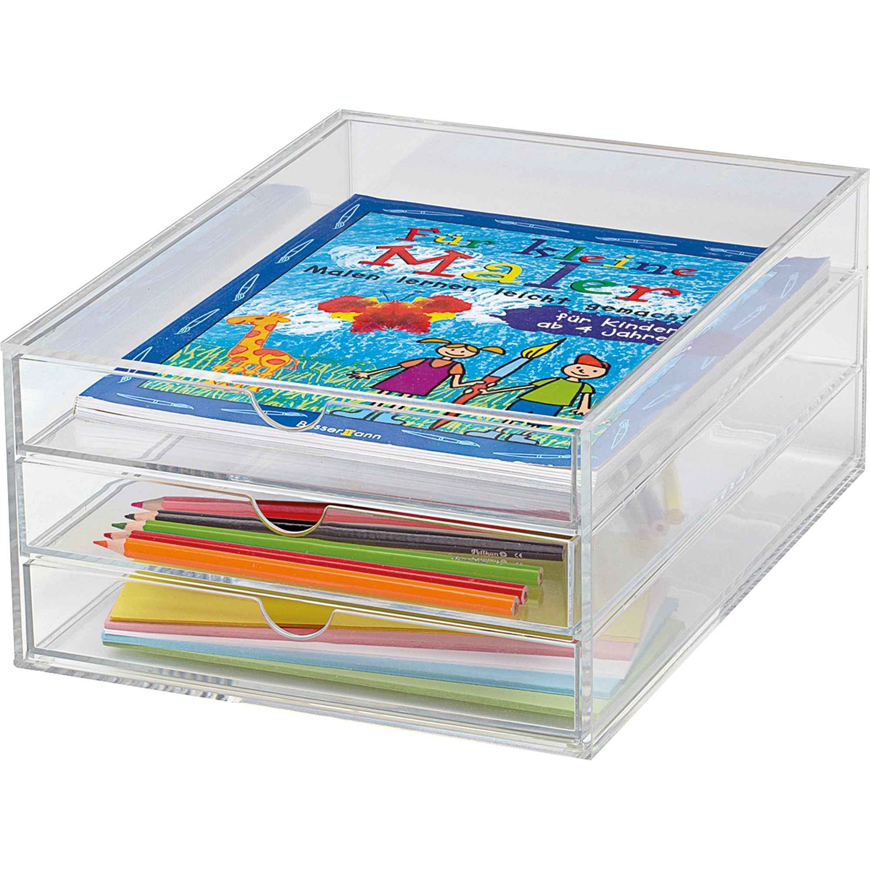 MAUL Schubladenbox Acryl 3 Schubladen