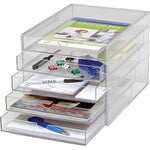 MAUL Schubladenbox Acryl 5 Schubladen