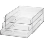 MAUL Schubladenbox Acryl 3 Schubladen