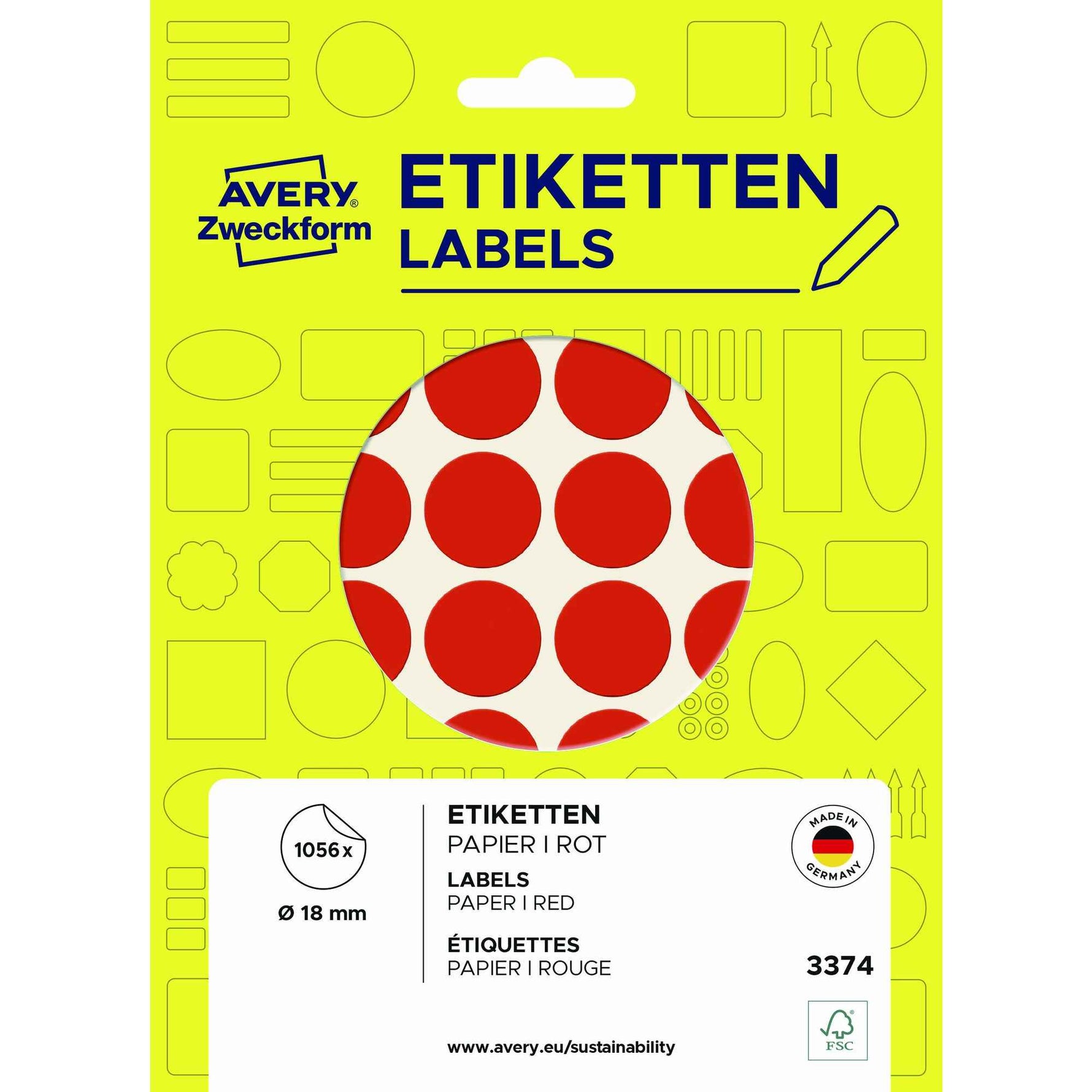 Avery Zweckform Markierungspunkt