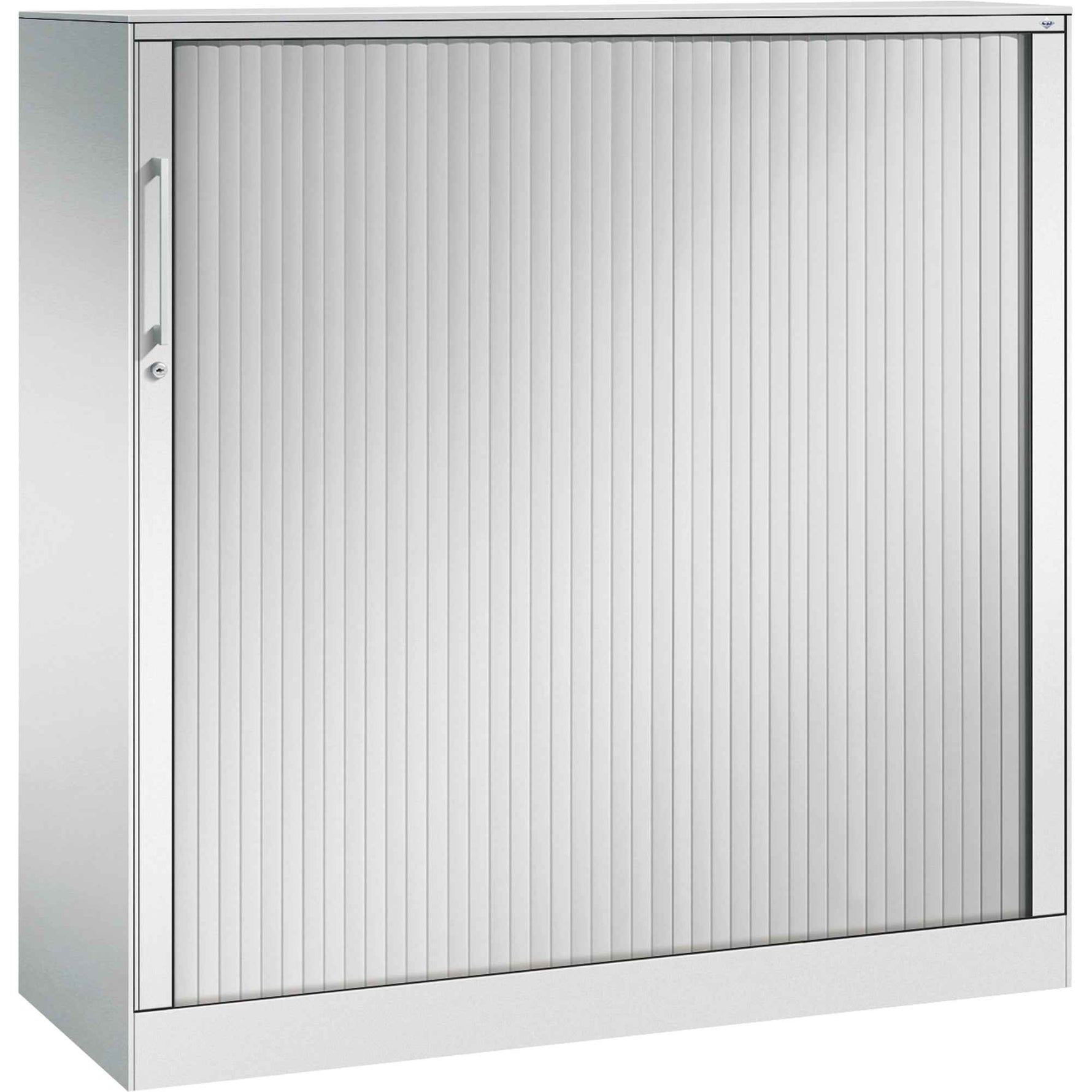 C+P Rollladenschrank Asisto 3 Ordnerhöhen 1.200 x 1.310 x 435 mm (B x H x T) lichtgrau