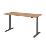 Hammerbacher Schreibtisch 1.800 x 700-1.200 x 800 mm (B x H x T) nussbaum