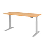 Hammerbacher Schreibtisch 1.800 x 700-1.200 x 800 mm (B x H x T) buche – Produktbild 2