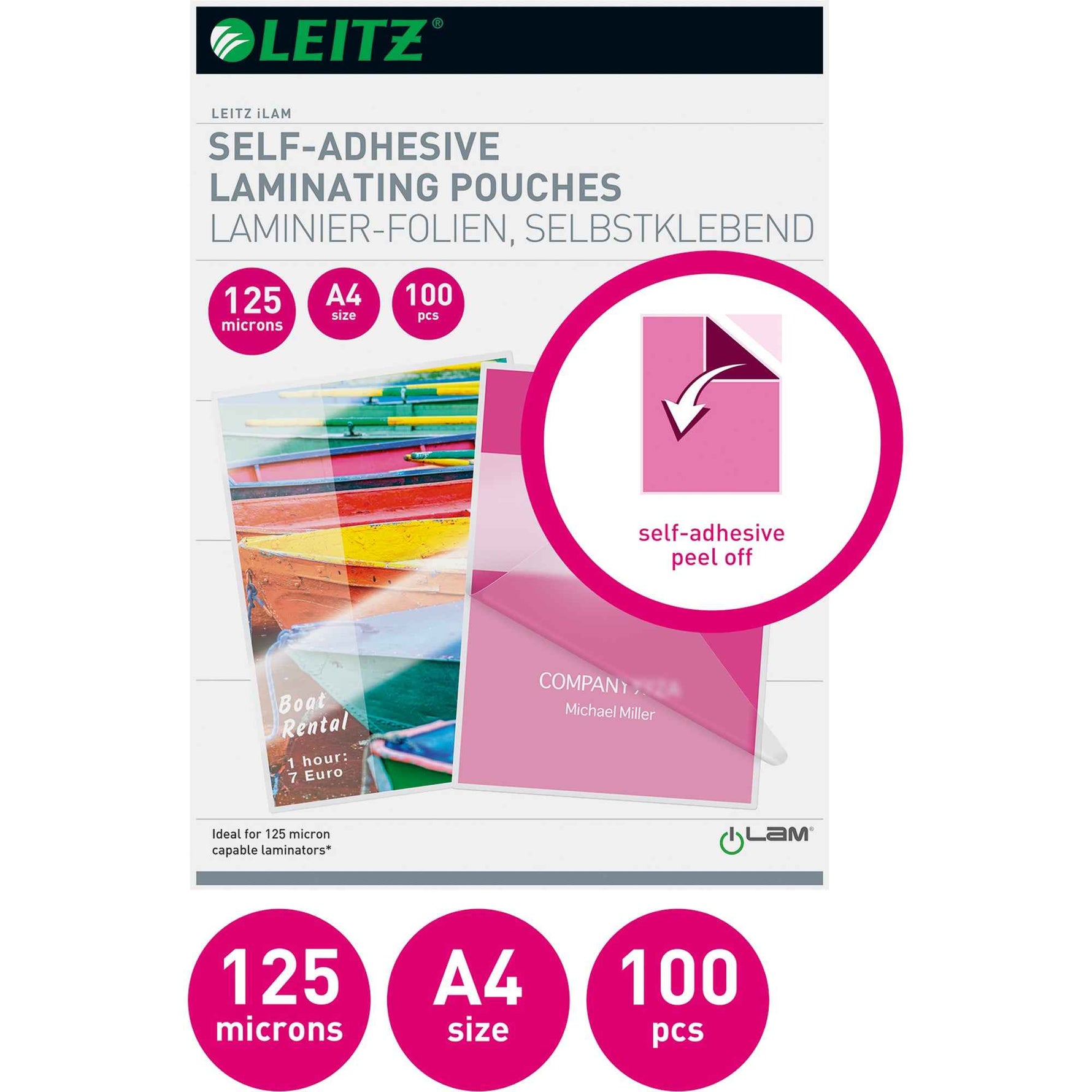 Leitz Laminierfolie iLAM DIN A4