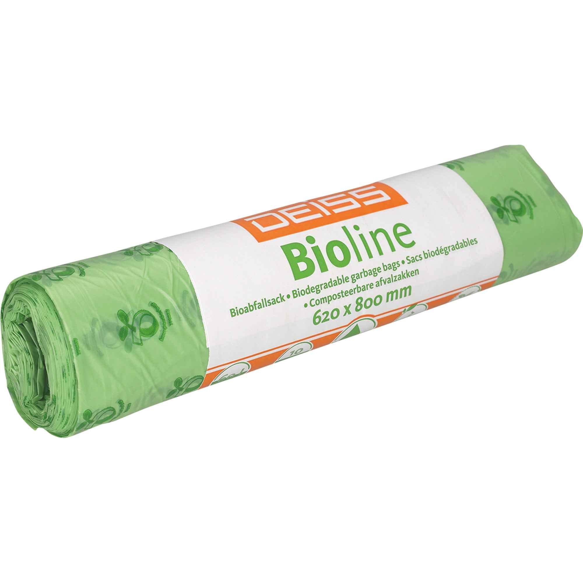 DEISS Müllbeutel BIOLINE 60 l 10 St./Pack.