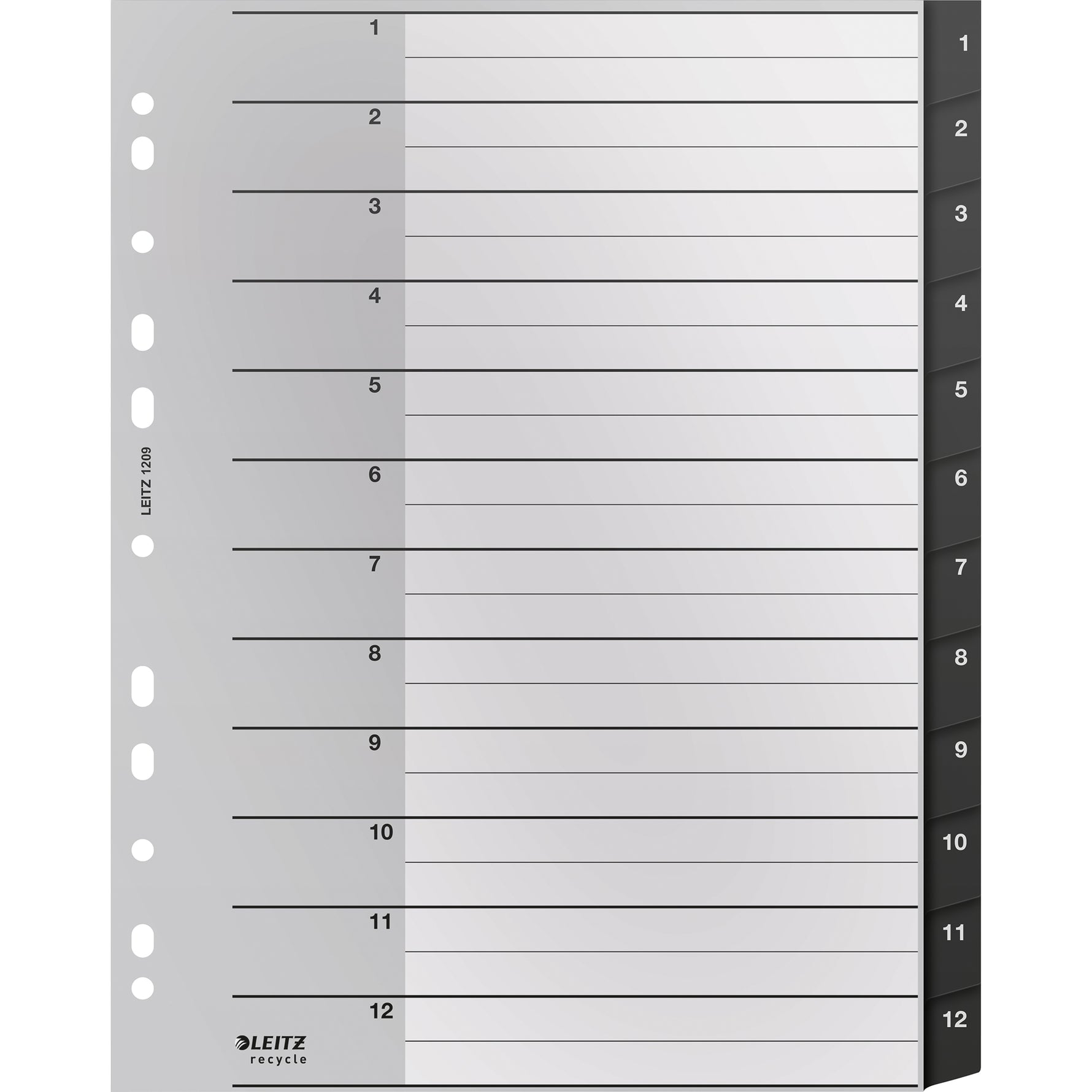 Leitz Zahlenregister Recycle - Wiepa Bürofachpartner