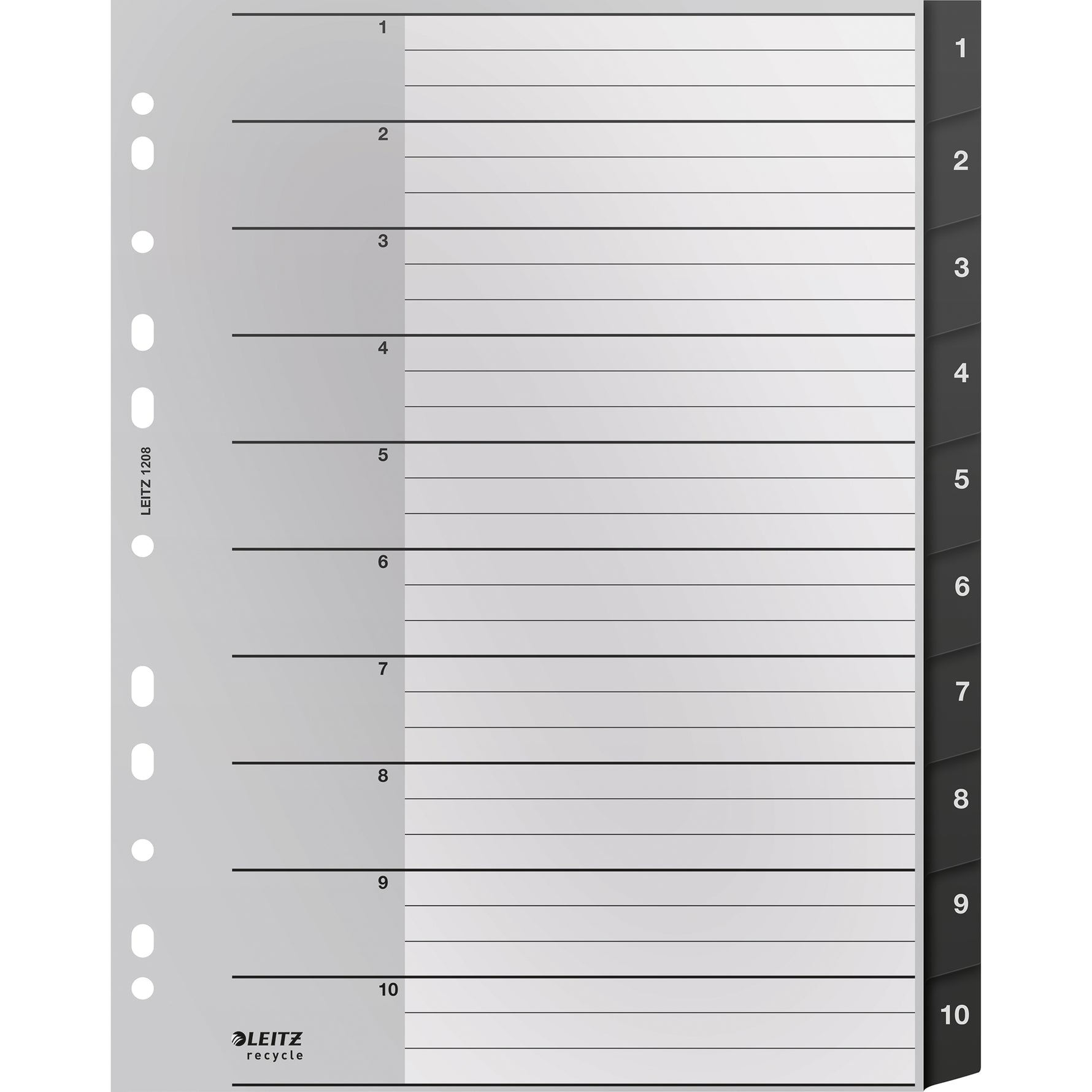 Leitz Zahlenregister Recycle - Wiepa Bürofachpartner