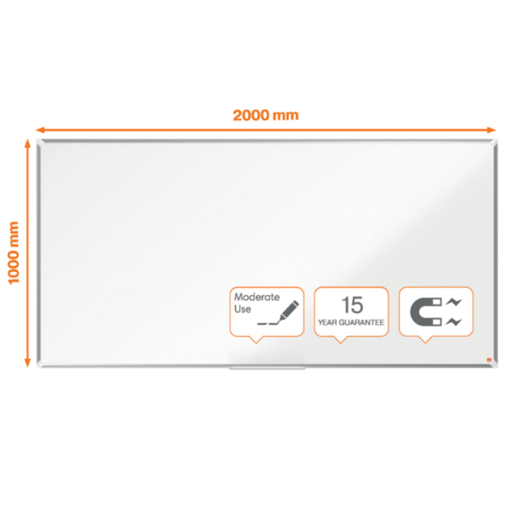 Nobo® Whiteboard Premium Plus Nano Clean™ - Wiepa Bürofachpartner