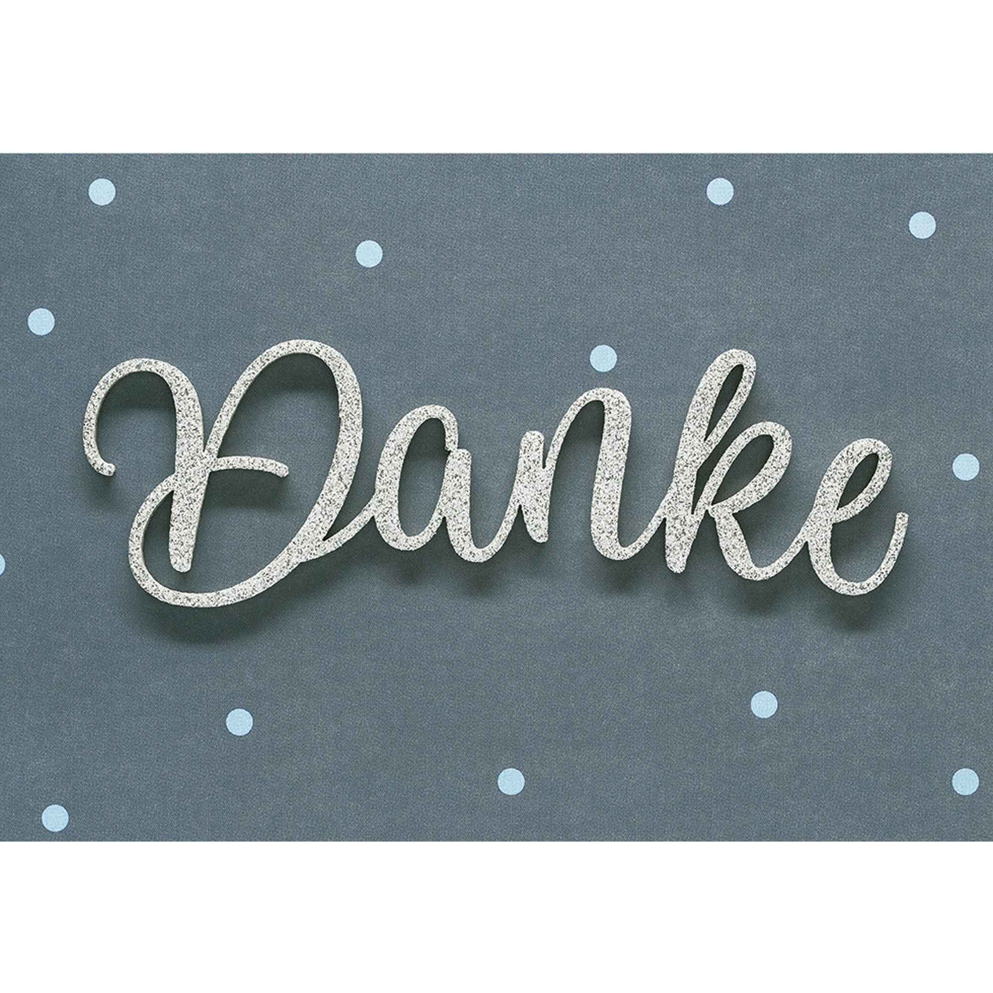 Perleberg Faltkarte Dankeschönkarte